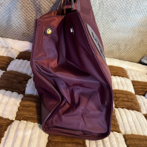 Tory Burch Ella Tote in Claret NWTS! - Picture 3 of 9